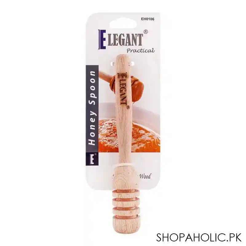 elegant wood honey dispenser, eh0106 main image