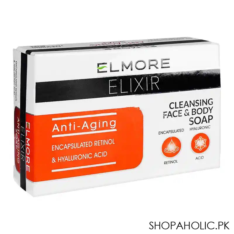 Elmore Elixir Anti-Aging Soap With Encapsulated Retinol & Hyaluronic Acid, 100g - Main Image