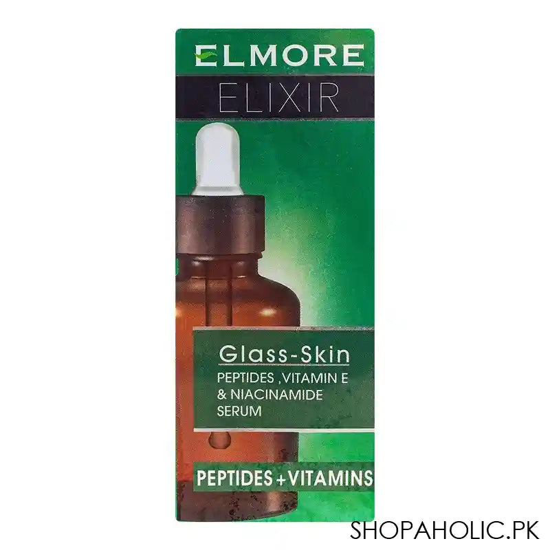 Elmore Elixir Peptides Vitamin E & Niacinamide Glass Skin Serum, 30ml - Main Image