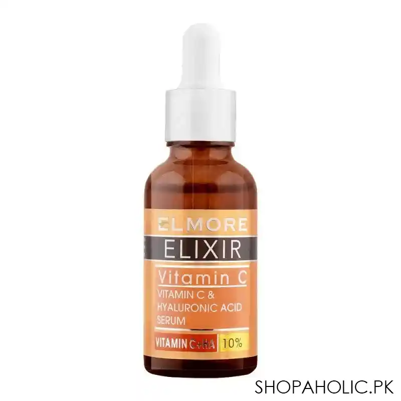 elmore elixir vitamin c & hyaluronic acid 10% serum, 30ml main image