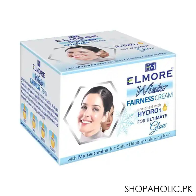 Elmore Ultimate Glow Winter Fairness Cream, Enriched With HYDRO1, Jar, 50ml - Main Image