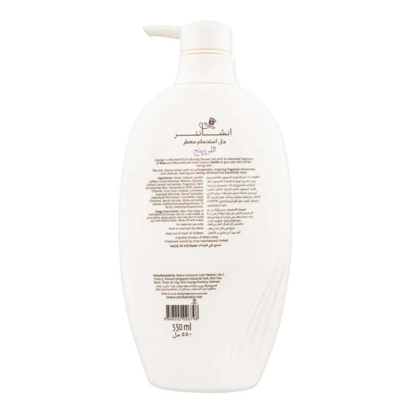 enchanteur alluring shower gel, 550ml image2