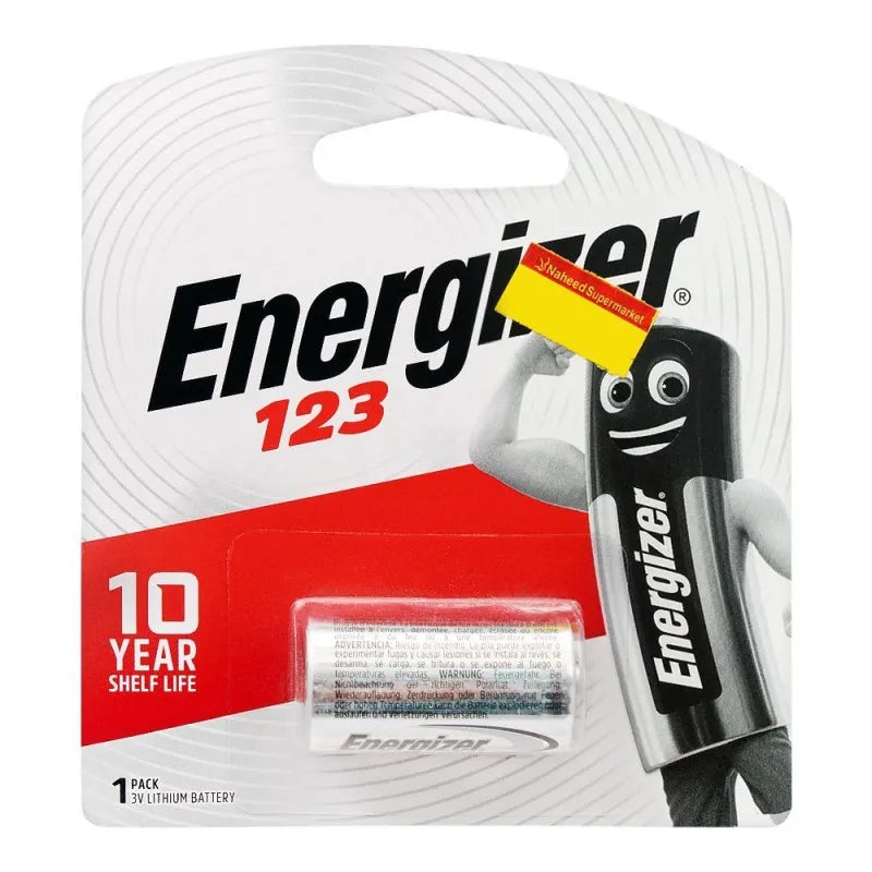 energizer 123 3v lithium battery main image