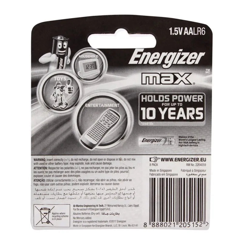 energizer aa batteries 8 pack bp 8 image2