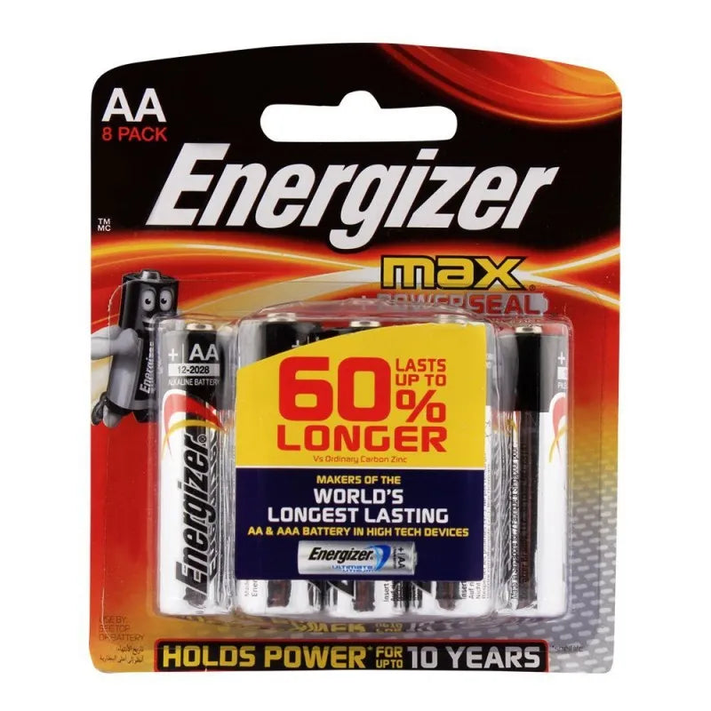 energizer aa batteries 8 pack bp 8 main image