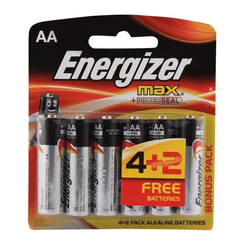 energizer aa max batteries 6 pack bp 6 main image