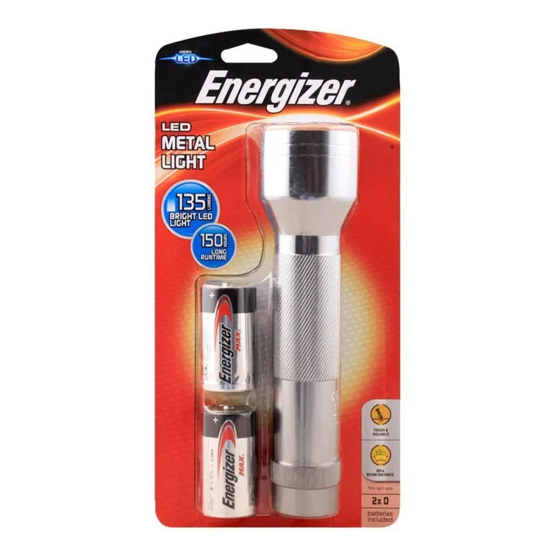 energizer led metal flash light, 135 lumens, lcm2d image2