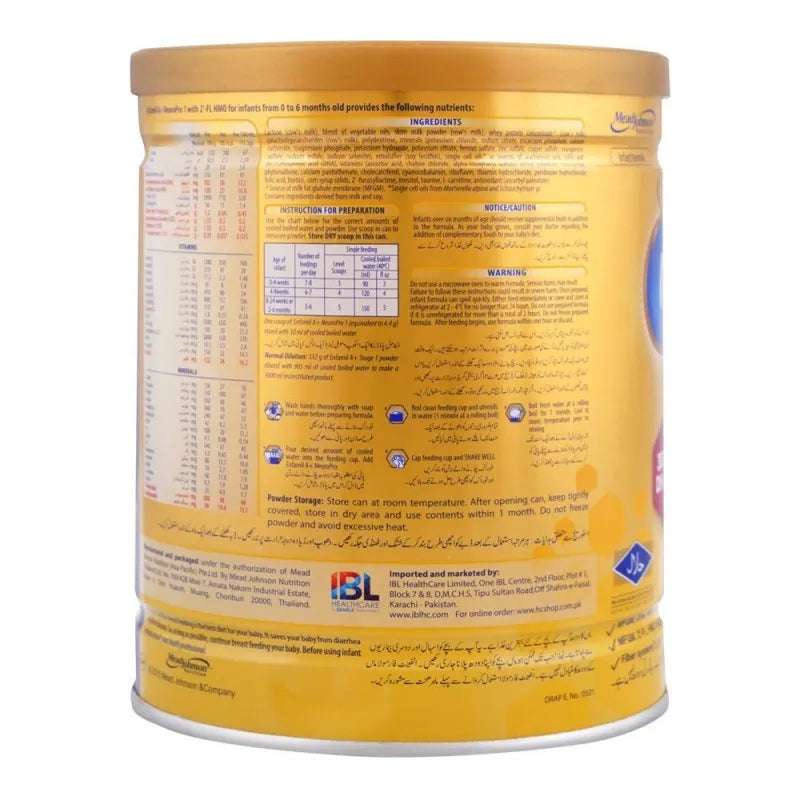 enfamil a+ stage 1 infant formula, 0 6 months, 380g image2