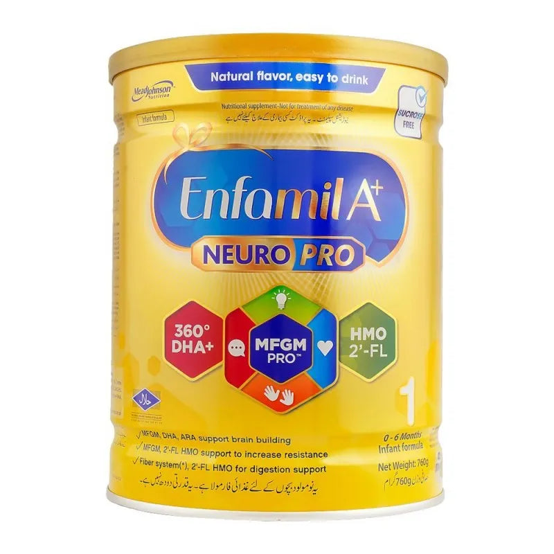 enfamil a+, stage 1, starter infant formula, 760g main image