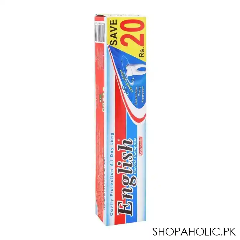 english regularmint fluoride toothpaste, saver pack image2