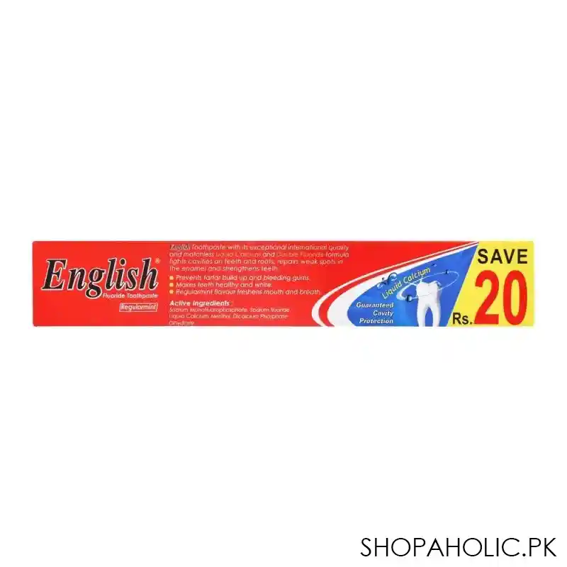 english regularmint fluoride toothpaste, saver pack image3