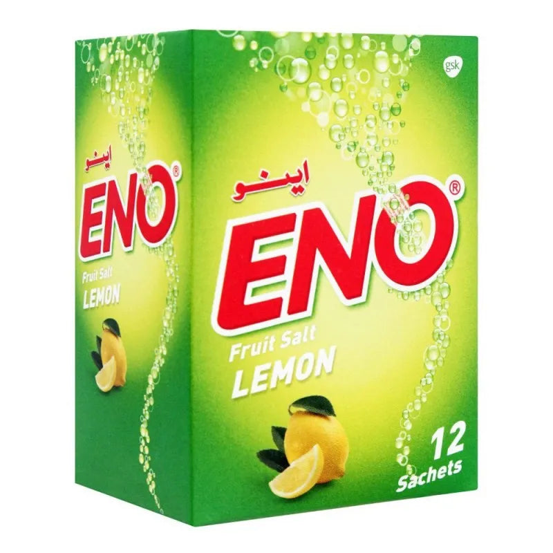 eno fruit salt lemon sachet, 12x5g main image