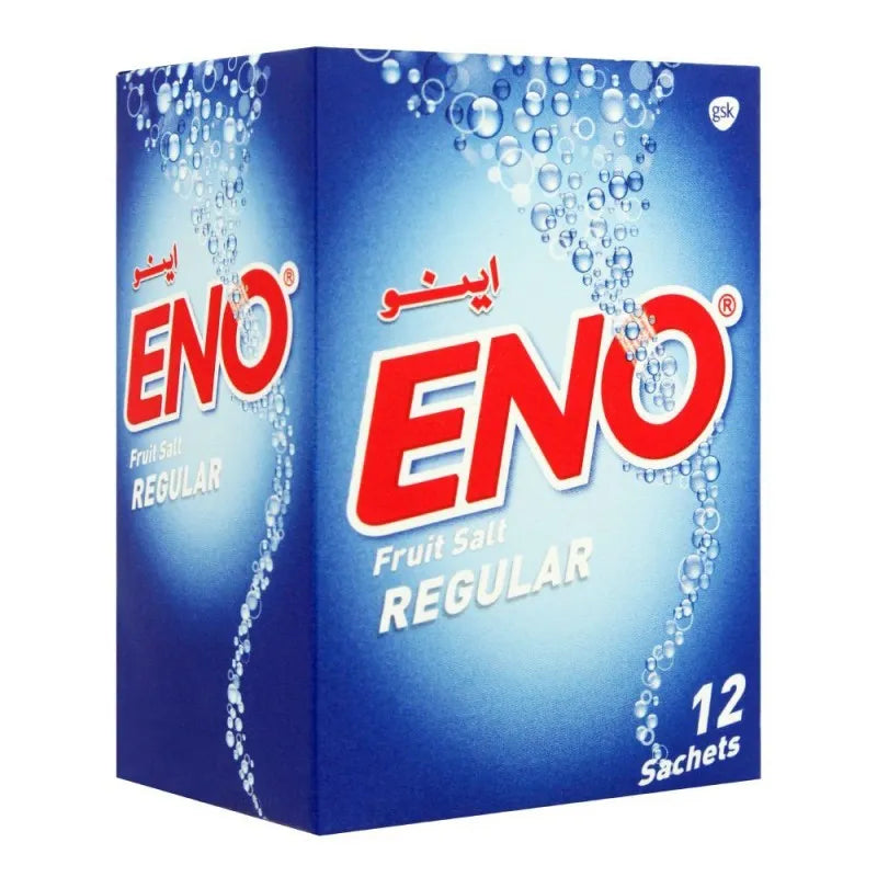 eno fruit salt, regular sachet, 12x5g main image