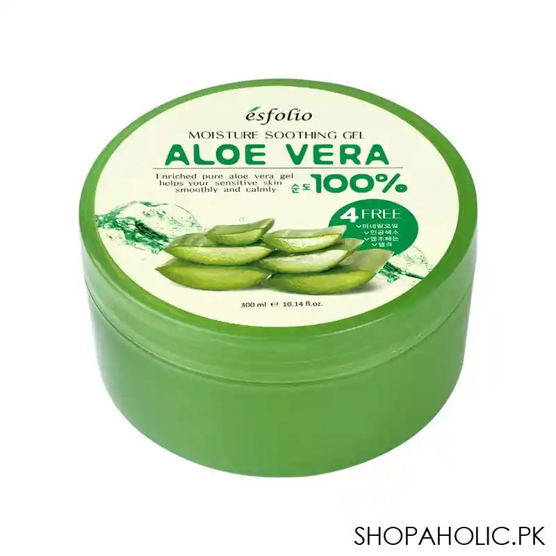 Esfolio 100% Aloe Vera Moisture Soothing Gel, 300ml - Main Image