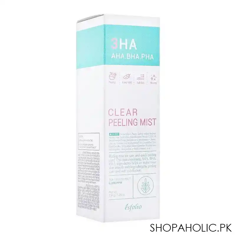 esfolio 3ha aha.bha.pha clear peeling mist, 150g main image