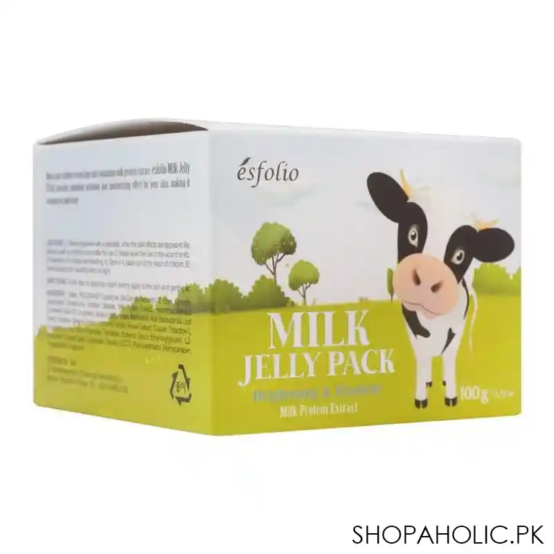 esfolio milk jelly pack, brightening & elasticity, 100g image2