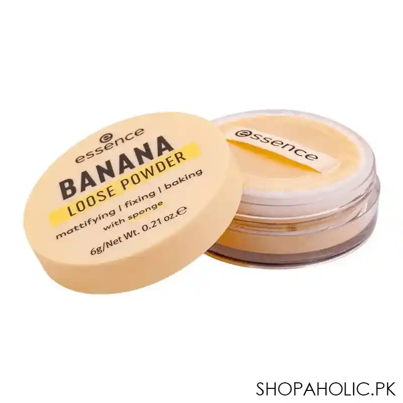 essence banana loose powder with sponge, 6g main image