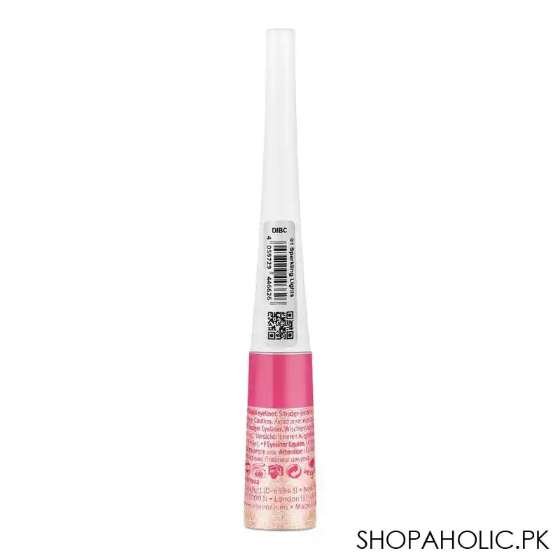 Essence Eye Sparkle Long Lasting Liquid Eyeliner With Shimmer Effect, 4ml, 01 Sparkling Lights - Image 2