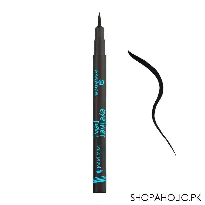 Essence Eyeliner Pen, Waterproof, 01 Black - Image 2