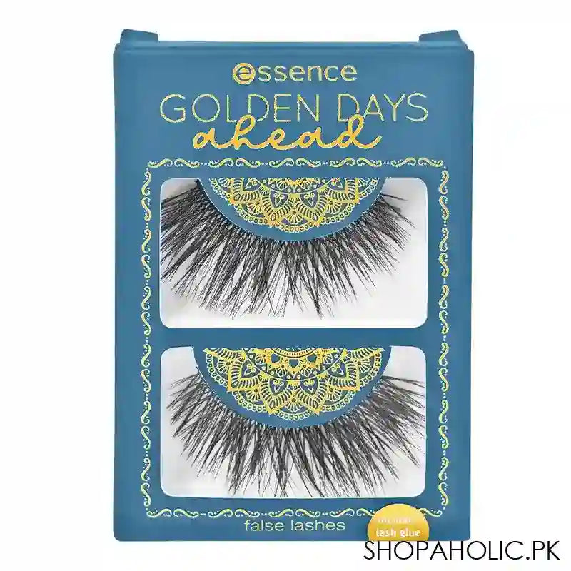 Essence Golden Days Ahead False Eye Lashes, 01 Gocus On The Gold! - Main Image