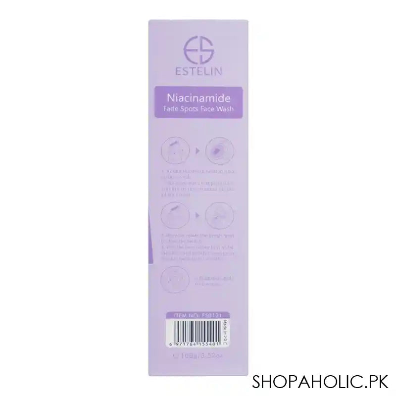 Estelin Niacinamide Fade Spots Face Wash, Image 4