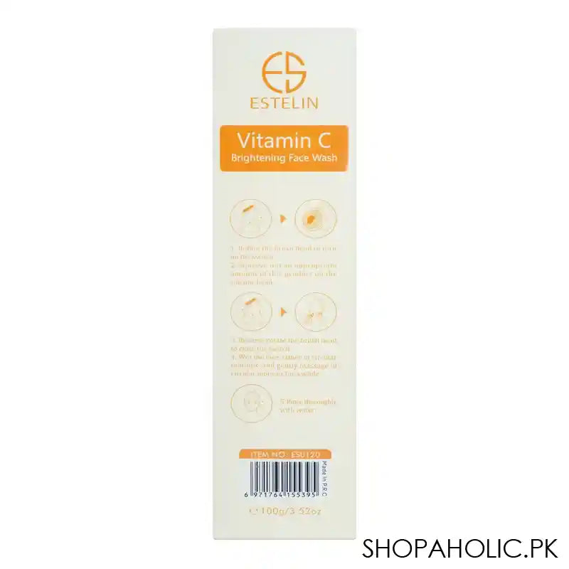 Estelin Vitamin C Face Wash, 100g - Image 4