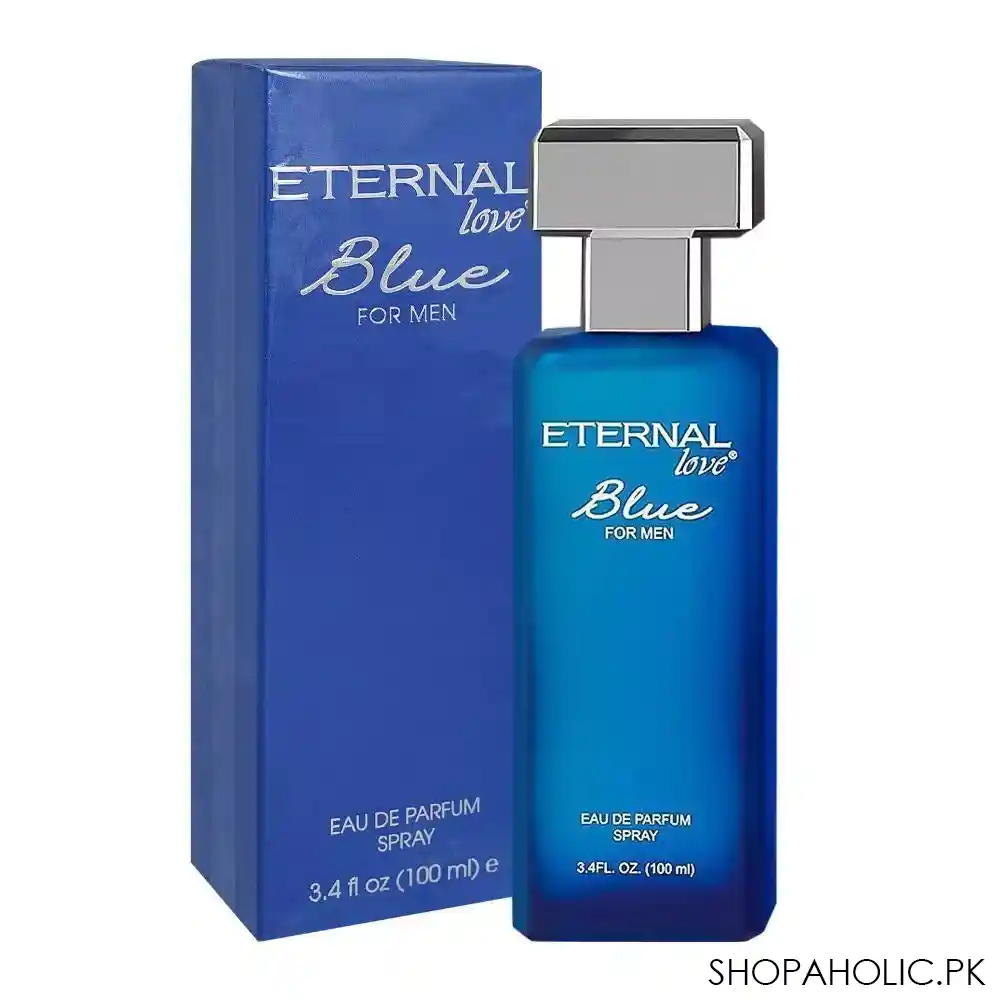 eternal love blue eau de parfum, for men, 100ml image2