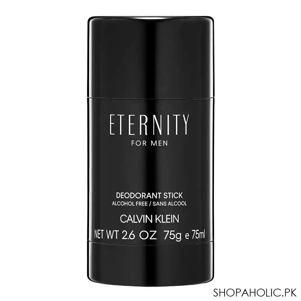 eternity calvin klein deodorant stick, for men, 75g main image