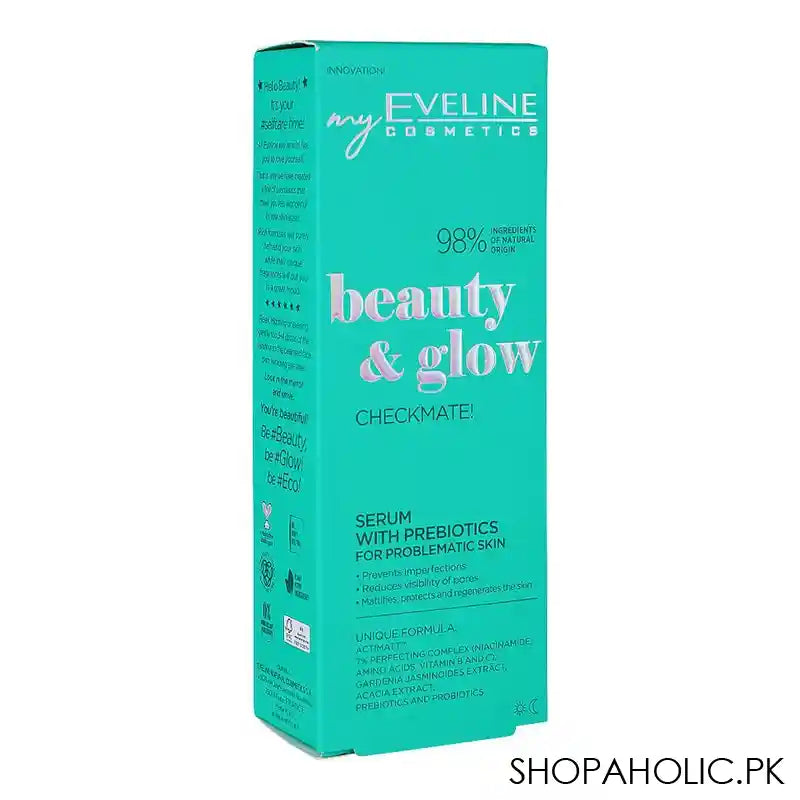 Eveline Beauty & Glow Checkmate Serum With Probiotics, 18ml - Main Image