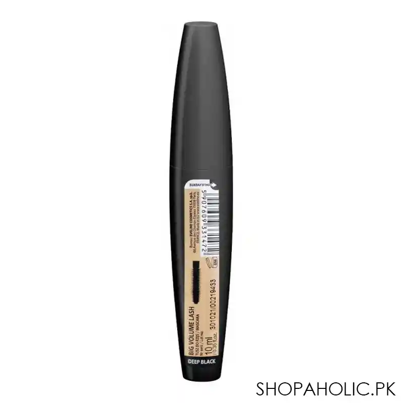 eveline big volume lash mascara, deep black image2