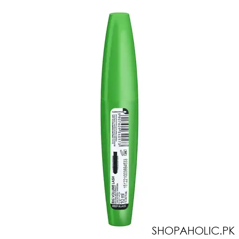 eveline big volume lash natural bio formula mascara, deep black image2