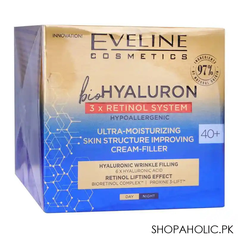 Eveline Bio Hyaluronic, 40+ Day & Night Cream, 50ml - Main Image