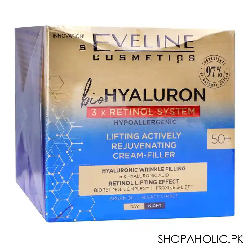 Eveline Bio Hyaluronic, 50+ Day & Night Cream, 50ml - Main Image