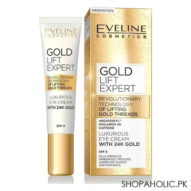 Eveline Gold Lift Expert Luxurious Eye Cream 24K Gold .15ml - Main Image