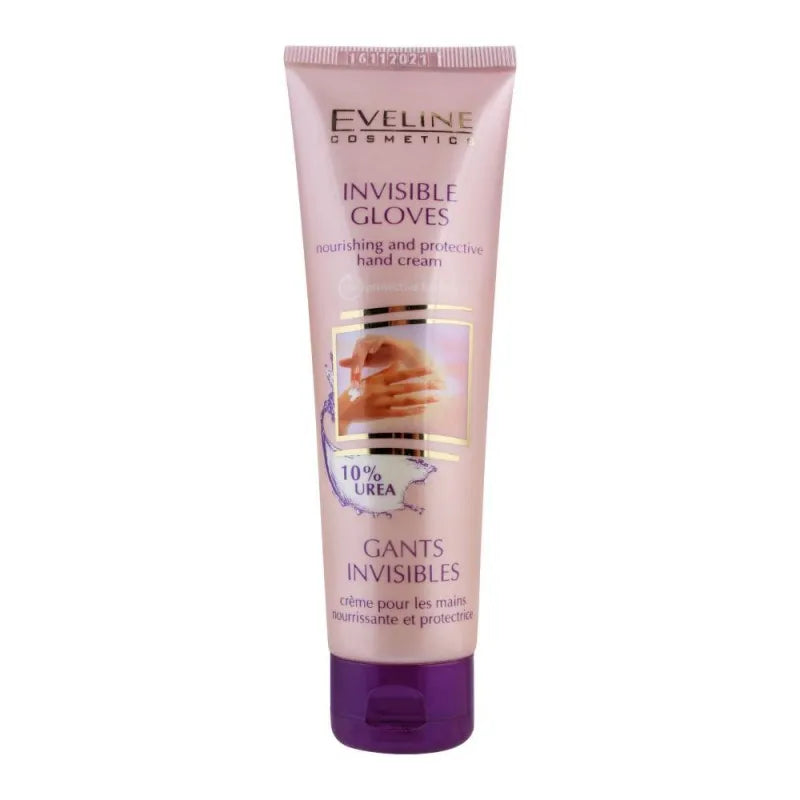 eveline invisible gloves nourishing and protective hand cream, 100ml main image