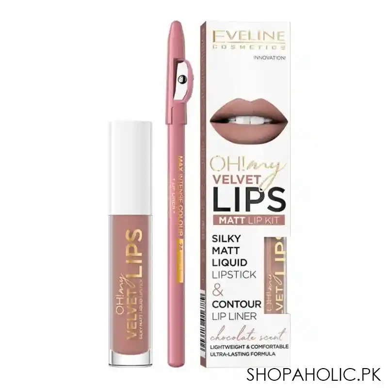 eveline oh my velvet lips silky matt liquid lipstick main image