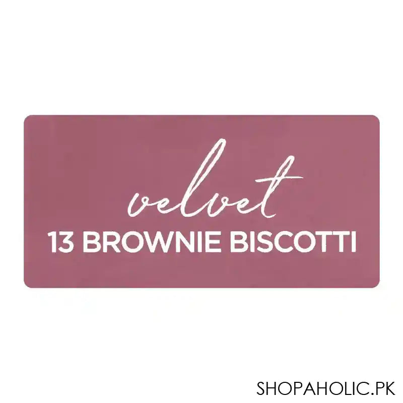 Eveline Oh! My Velvet Lips Silky Matt Liquid Lipstick & Contour Lip Liner, 13, Brownie Biscotti - Image 3