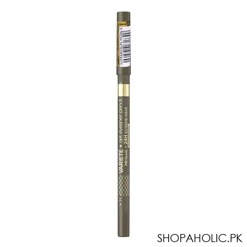 Eveline Variete Gel Eyeliner Pencil, Waterproof, 24 Hours Extreme Wear, 11 Khaki - Main Image