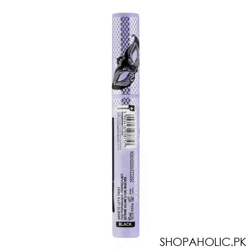 Eveline Variete Let's Twist Lashes Show Extreme Volume & Curl Mascara, Black - Image 2