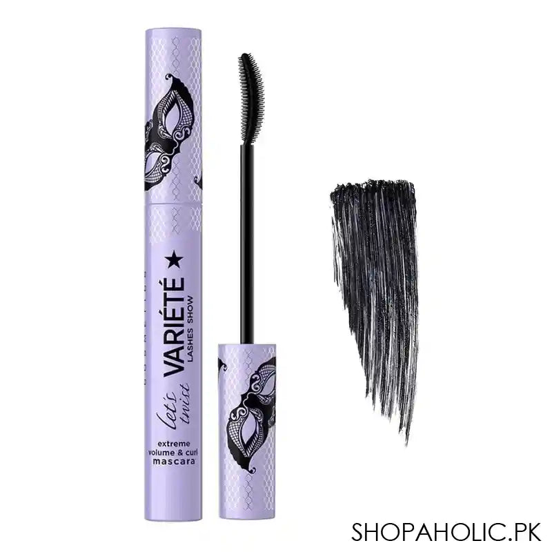 Eveline Variete Let's Twist Lashes Show Extreme Volume & Curl Mascara, Black - Main Image