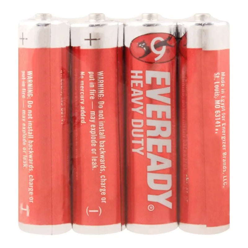 eveready heavy duty aaa battery, red, 4 pack main image