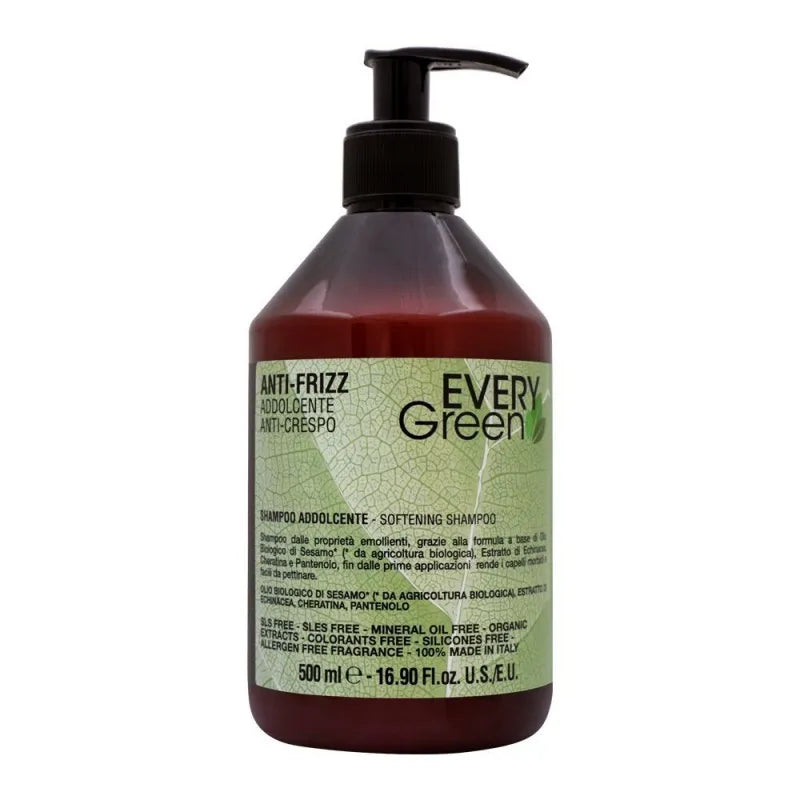 every green anti frizz softening shampoo, 500ml main image