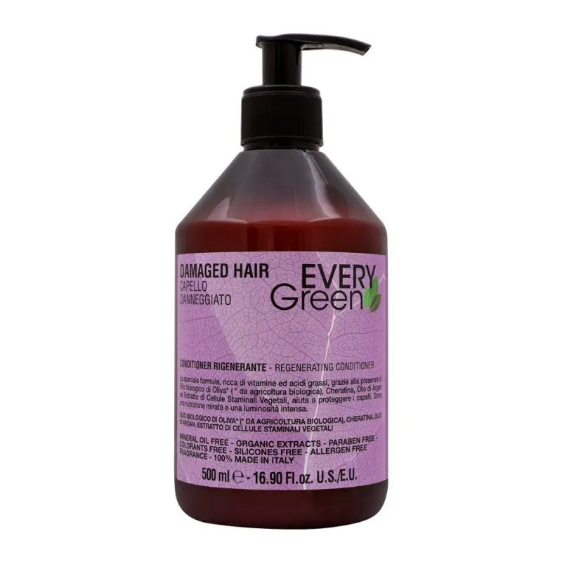 every green damaged hair regenerating conditioner, paraben free, 500ml main image