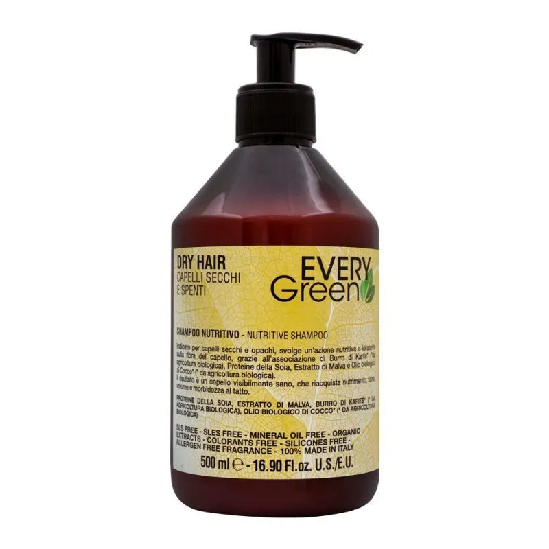 every green dry hair nutritive shampoo, 500ml main image