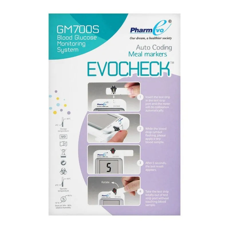 evocheck blood glucose monitoring system, gm700s image3