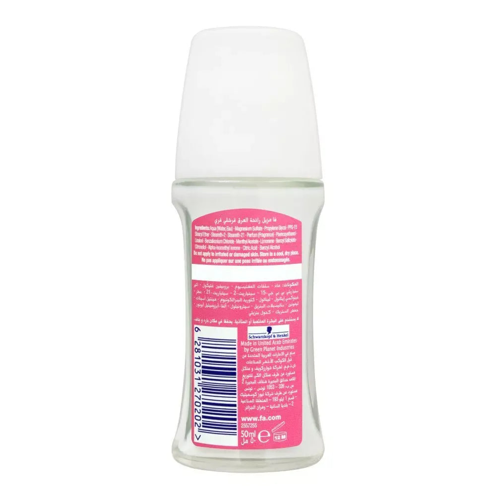 fa 24h freshly free grapefruit & lychee scent roll on deodorant, for women, 50ml image2