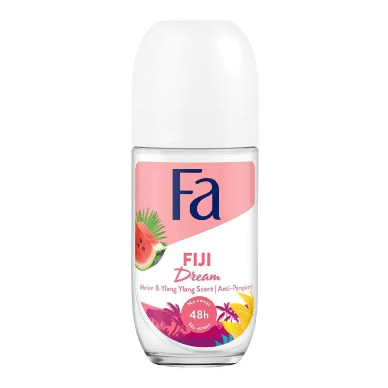 fa 48 hours protection fiji dream watermelon fragrance anti transparent roll on, for women, 50ml main image