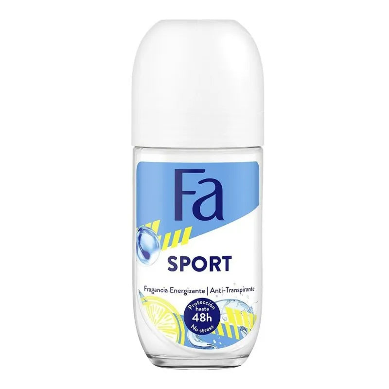 fa 48 hours protection sport energizing fragrance anti transparent roll on, for women, 50ml main image