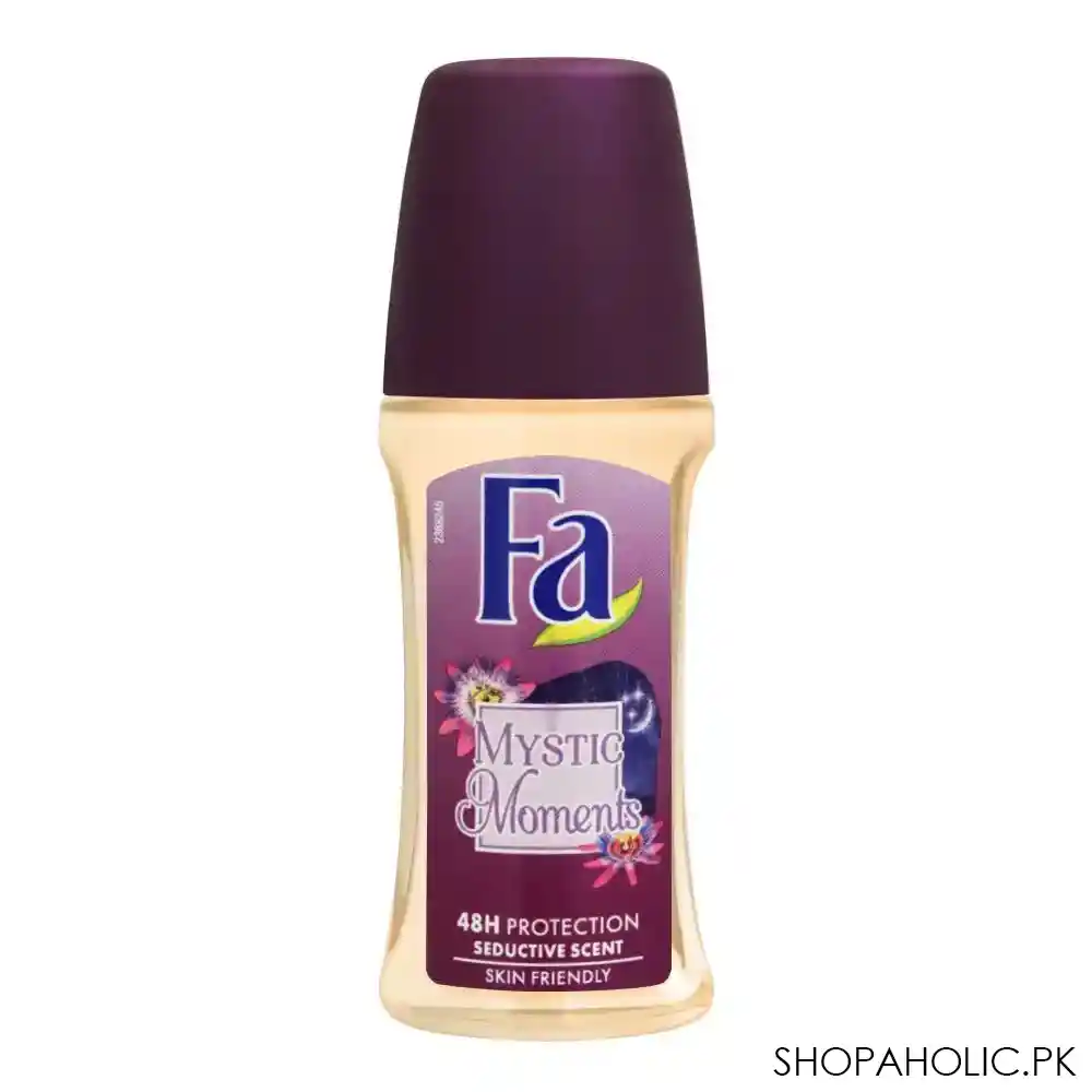 fa 48h protection mystic moments seductive scent roll on deodorant, for women, 50ml main image