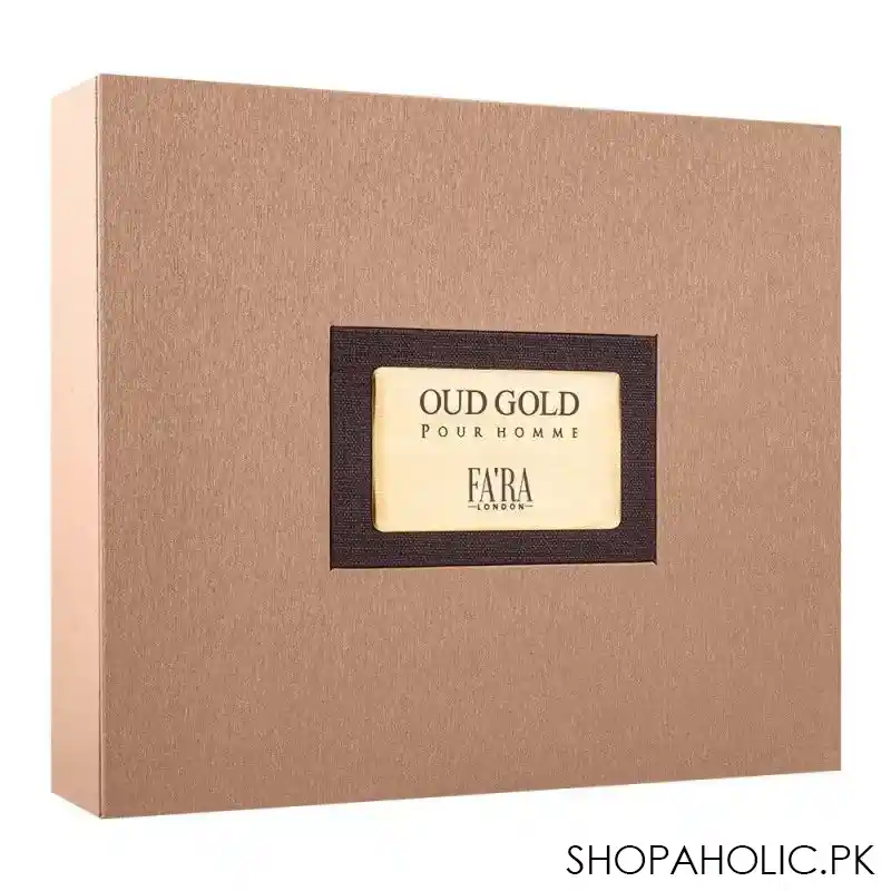 fa&#039;ra oud gold eau de parfum 100ml + clutch gift box image2